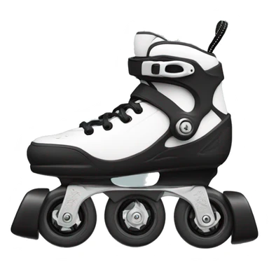 a black rollerblade inline skate, the model called "TWISTER XT" sticker
