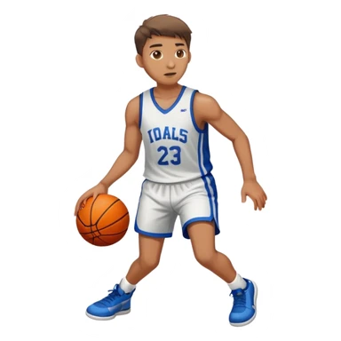 Person playing basketball  sticker