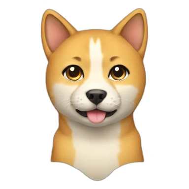 Cat doge sticker