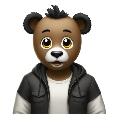 Panda at nani house sticker