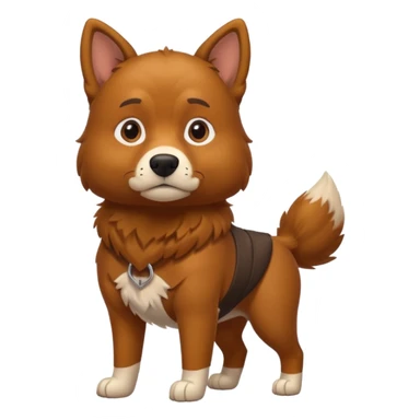 hunter dog big and storng sticker