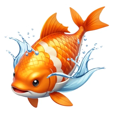 Magikarp Pokémon splashing water sticker