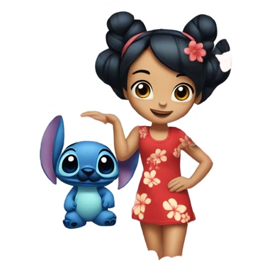 Stitch and lilo sticker