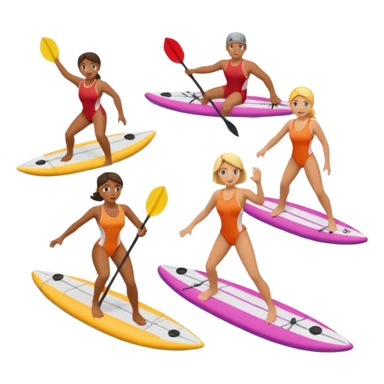 water sports people sticker