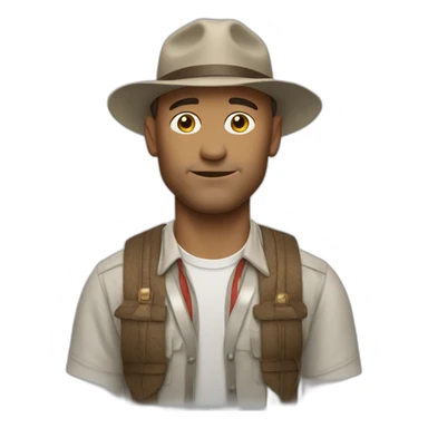 forrest gump man sticker