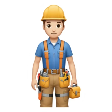 Repairs and Maintenance, tools belt, full body sticker