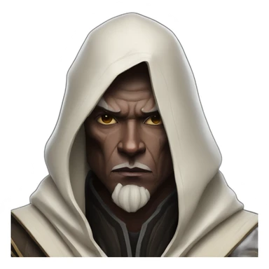 hyperrealist sith jedi in world of warcraft sticker