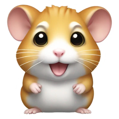 Hamster with surf sticker