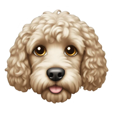 Cockapoo dog sticker