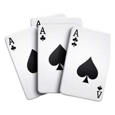 black cards with white words sticker