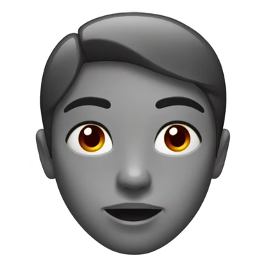 a black heart with a tinge of dark red sticker