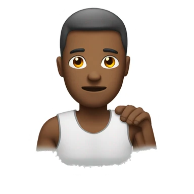 Man with broken arm sticker