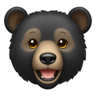 Taiwan black bear sticker