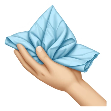 wiping tissue sticker