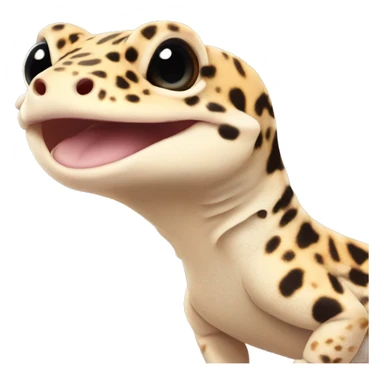 Cute leopard gecko sticker