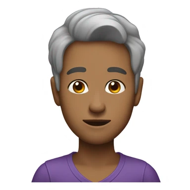 coração roxo claro sticker