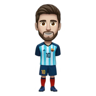muerte de messi sticker