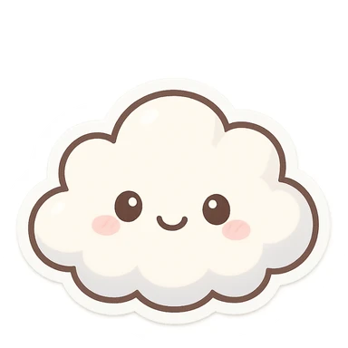 Cloud sticker