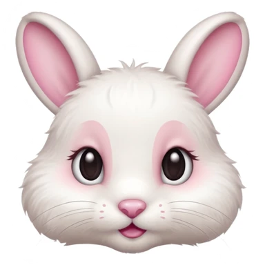 Baby Bunny face  sticker