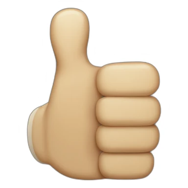 Thumbs up but broken sticker