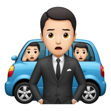 Chinese driver in accident sticker