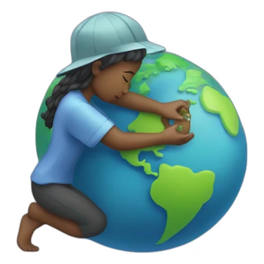 taking care of planet earth sticker