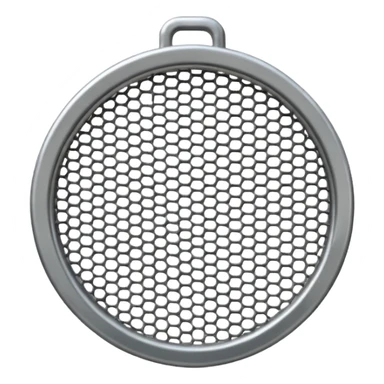 Sieve made from steel wire mesh sticker