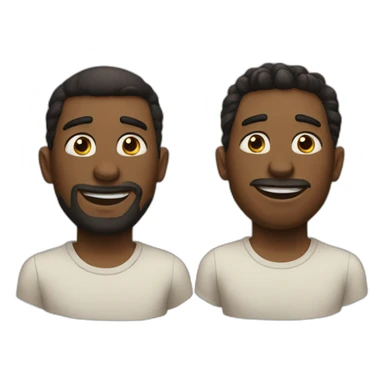 it takes two characters sticker