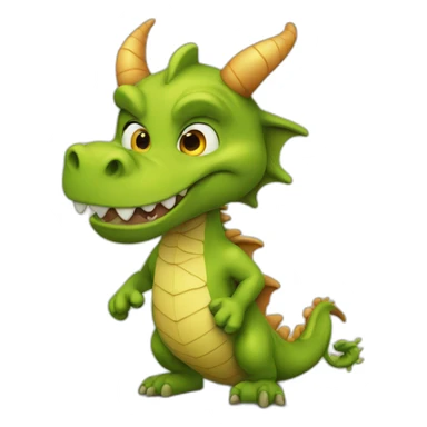 Cal the dragon sticker
