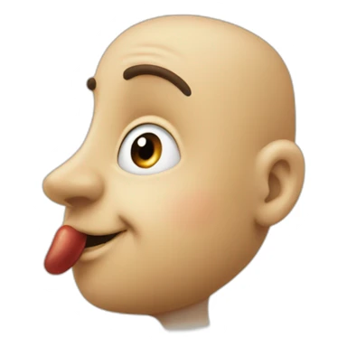 Extra long Pinocchio nose ￼ sticker