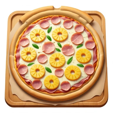 hawaii pizza sticker