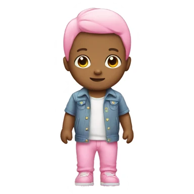 Pink sonny angel sticker