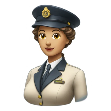 stationmaster woman cybersecurity sticker