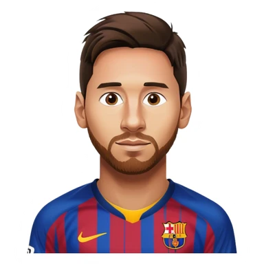  Messi in barcelona club  sticker
