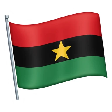 Pan African Flag sticker