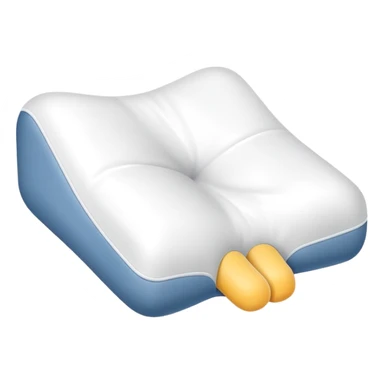 orthopedic leg elevation pillow for varicose veins sticker