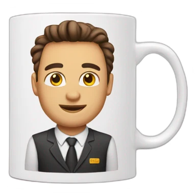 best boss in the world mug sticker