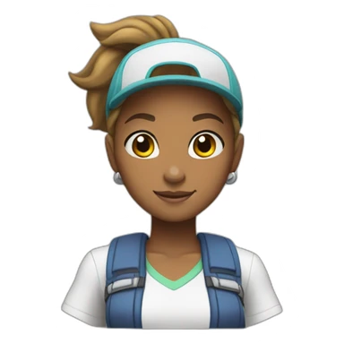 Serena Pokemon Trainer sticker