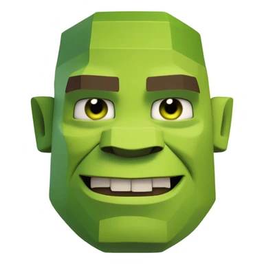 Minecraft shreck sticker