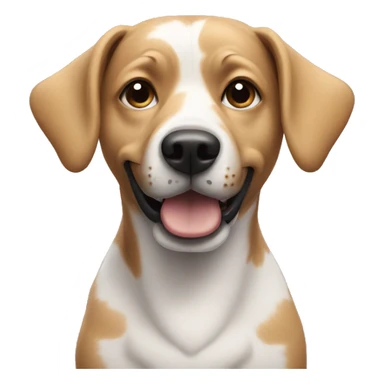 Dog with dots  sticker