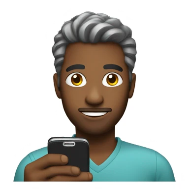 Me holding a phone sticker