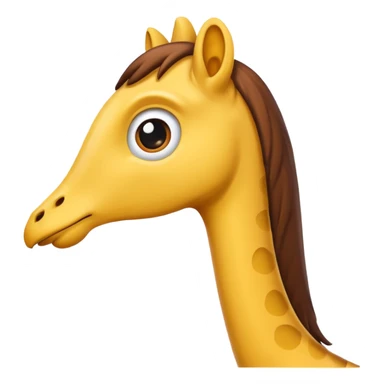 Long neck human sticker