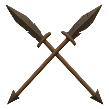 circle shape by 2 arrows sticker