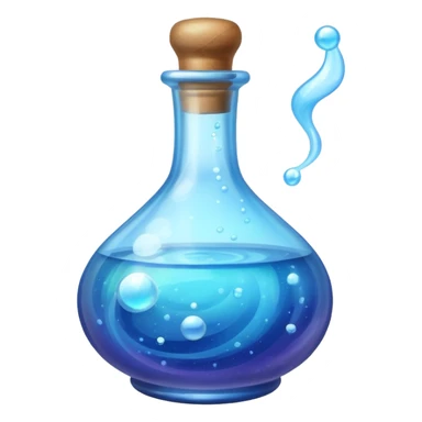 magic potion blue sticker
