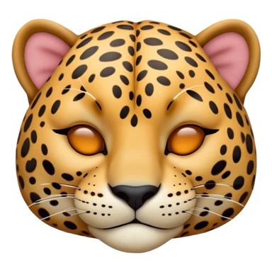 Meme-Worthy cute Sleeping Jaguar Portrait Emoji, Head resting peacefully with a contented smile, showcasing a luxuriously patterned Fur and eyes gently closed in serene slumber, Simplified yet hilariously adorable features, highly detailed, glowing with a soft, drowsy wild light, high shine, relaxed and utterly lovable, stylized with an air of playful laziness, bright and heartwarming, soft glowing outline, capturing the essence of a sleeping jaguar that feels destined to become the next viral sensation of adorable rest! sticker