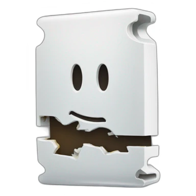 broken internet modem sticker