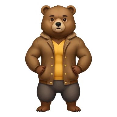 Bear sticker