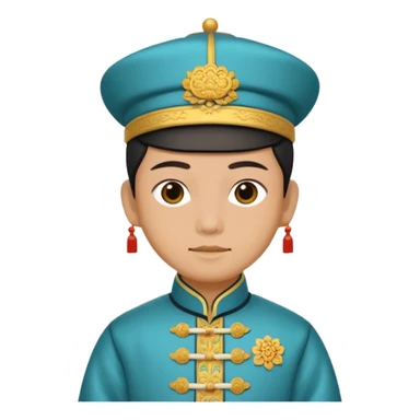 Qing dynasty sticker