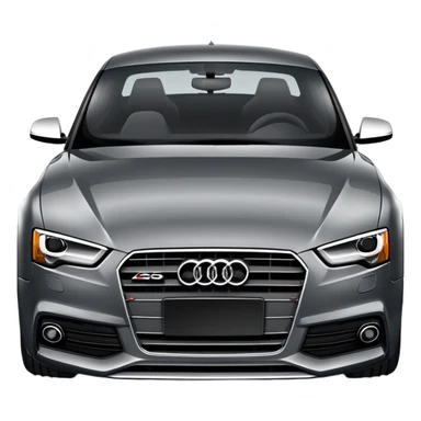 Dark grey Audi s5 sticker