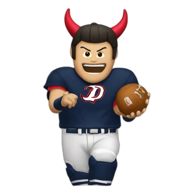 Tanaka became a devil sticker